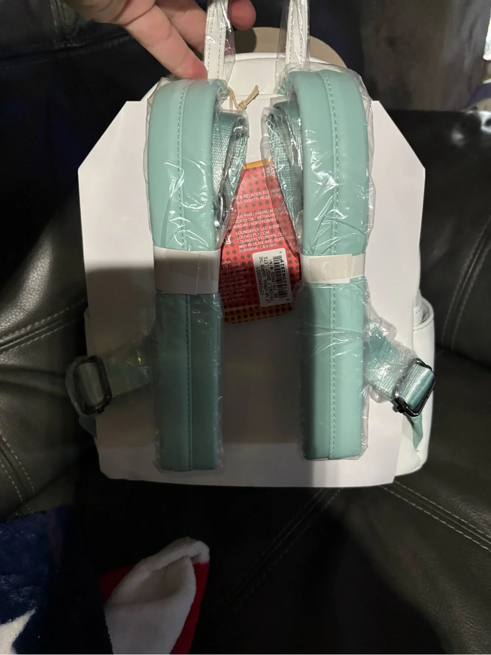 Loungefly White and Mint Casper the Friendly Ghost Mini Backpack